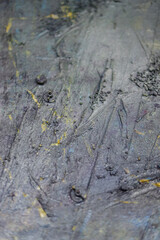 abstract background of oil paint, close-up macro