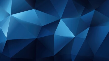 Obraz premium Abstract Blue Geometric Background with Sharp Angles and Facets Ideal for Modern Design Projects and Creative Digital Artwork Applications