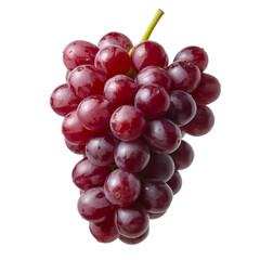 Fototapeta premium red grapes isolated on transparent 