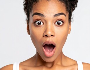 close-up of a girl's