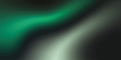 Smooth Gradient Abstract Background with Dynamic Dark Green and Light Gray Tones