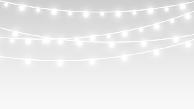 Garland glowing festive christmas decoration ribbons for holiday border event.
 - Powered by Adobe