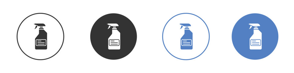 Cleaning spray icon pictogram set. Vector icon designs