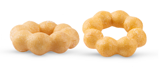 Donuts isolated on transparent png ( image from camera )