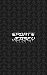 Abstract black pattern background for jersey design