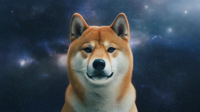 不思議な気持ちの柴犬