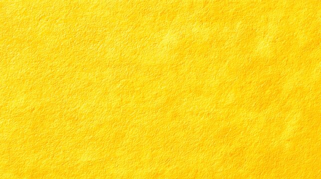 Close up view of a bright yellow textured surface ideal for backgrounds showcasing its rough fibrous and uneven matte appearance in vibrant detail