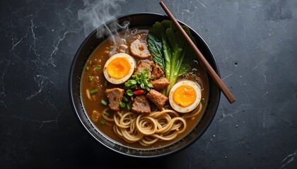 Delicious fried chicken and pork with fresh vegetables on a plate.