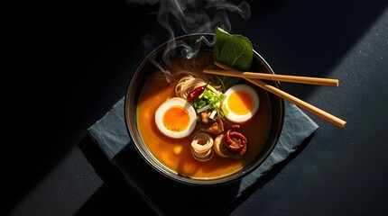 Delicious fried chicken and pork with fresh vegetables on a plate.