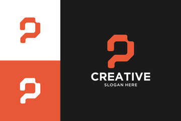 Letter P Logo design vector