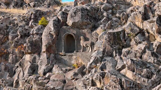 Ancient Roman Rock Relief
