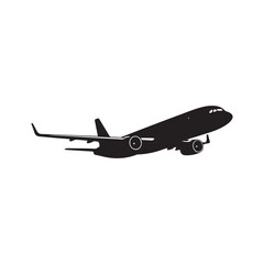airplane on the white background.vector eps 10