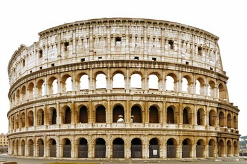 Obraz premium Colosseum in Rome architecture colosseum building.
