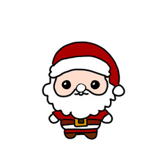 santa claus cartoon, santa claus vector illustration, vector christmas 