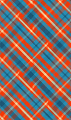 A vibrant and dynamic abstract pattern featuring a bold diagonal plaid design with intersecting lines and contrasting color blocks that create a visually engaging and energetic composition.
