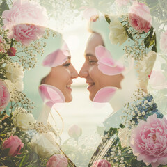 wedding bouquet of roses