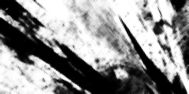 Dot gradation texture. Retro halftone gradient background.