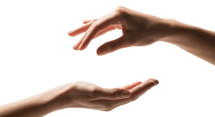 Hands gently creating a space for something special, conveying protection, presentation, or offering with care, perfect for showcasing products or concepts with a delicate touch