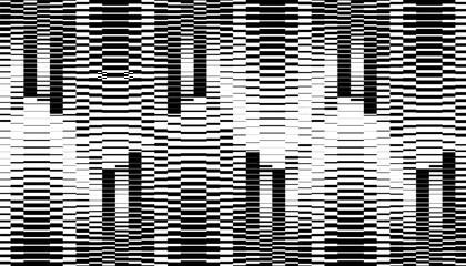 Black and white abstract geometric pattern with transition effect for sporty and modern background. Vector Format Illustration 