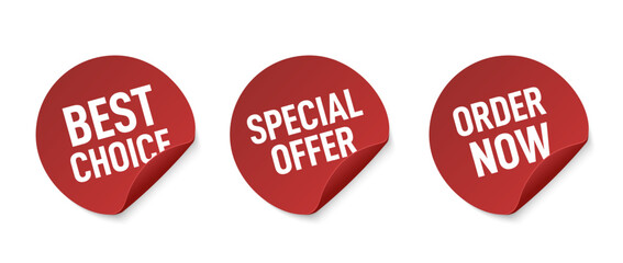 A 3D round sticker badge with a big sale symbol and offer message. Ideal for advertising, shopping promotions, and clearance sales, this vector illustration effectively highlights deals and special