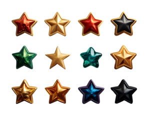 星アイコンベクターイラストセット