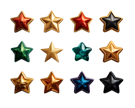 星アイコンベクターイラストセット