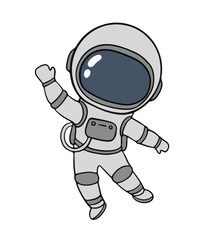astronaut cartoon character