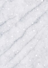 Obraz premium Elegant marble snow effect
