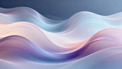 Obraz premium Concept of serenity, calm, and gentle motion in a minimalist abstract wallpaper.