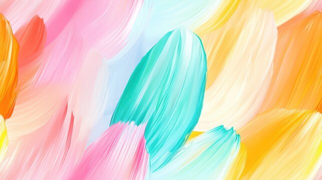 Vibrant Brushstrokes: A kaleidoscope of bold, colorful brushstrokes that evokes feelings of creativity, energy, and artistic expression. Capturing the pure essence of artistry and visual delight.