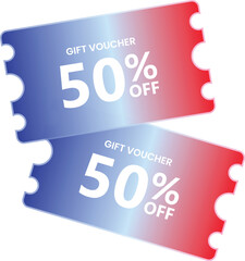 gift voucher sale tag 