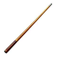 Obraz premium Classic Wooden Billiard Pool Cue Stick Isolated on Black Background