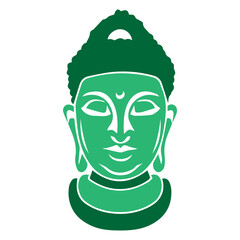 Buddha Face Illustration