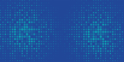 Blue Tech Finance Fintech Background Abstract Pixel Pattern. Abstract Business Tech Science Vector