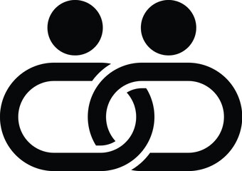 connect web icon in outline style