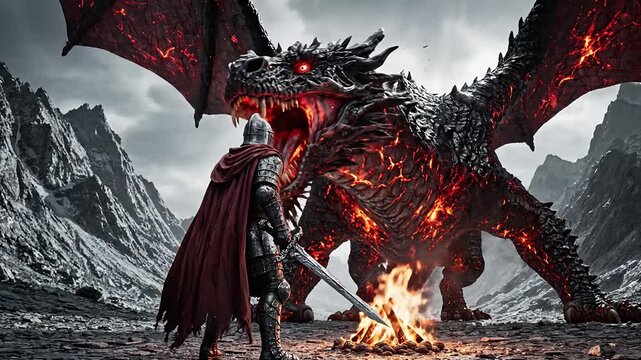 Last Stand of the Dragon Slayer An Epic Confrontation
