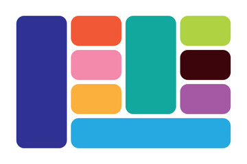 Rounded corner bento grid layout templates A collection of versatile bento grid templates