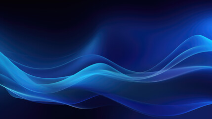 Futuristic Neon Data Waves – AI Technology Background