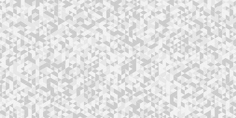 Low polygon abstract cubic white and gray vector poly triangle texture geometric pattern composed of triangular. geometric wall tile and metal cube background triangle wallpaper design.	