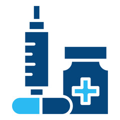 Obraz premium injection vector icon