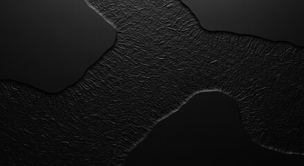 Luxurious dark black background textured background with elegant abstract shapes creating a sophisticated and modern aesthetic ideal for premium branding