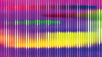 Abstract Cool Blue Glass Layers with Neon Light and Motion Design