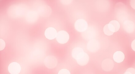Soft Pastel Pink Blurred Light Bokeh Effect Background Overlay Texture