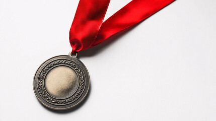Achieve victory with this elegant award medal, symbolizing achievement and championship success.