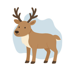 Caribou stands gracefully on tundra, caribou reflects northern wilderness strength and endurance, caribou presence evokes peace, migration spirit, and connection to nature and frozen landscapes.