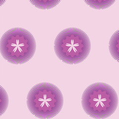 Abstract Floral Pattern Background