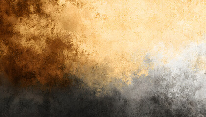 Obraz premium create a grunge textured image with a yellow beige brown gray black color palette as a background, leaving plenty of space on the right for text in a radiant style
