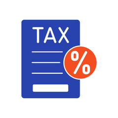 Tax icon outline editable stroke line drawing eps.