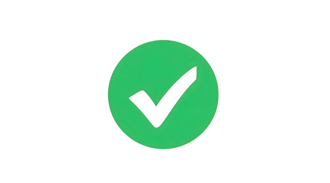 Flat Colorful Icons Representing Approval Decline Alert and Warning Visuals for UI Applications