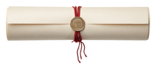 Graduation ceremony diploma presentation university campus isolated on transparent background